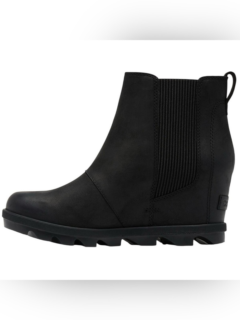 SOREL Joan Rhapsody™ Chelsea Wedge Boots | Black | Size 9